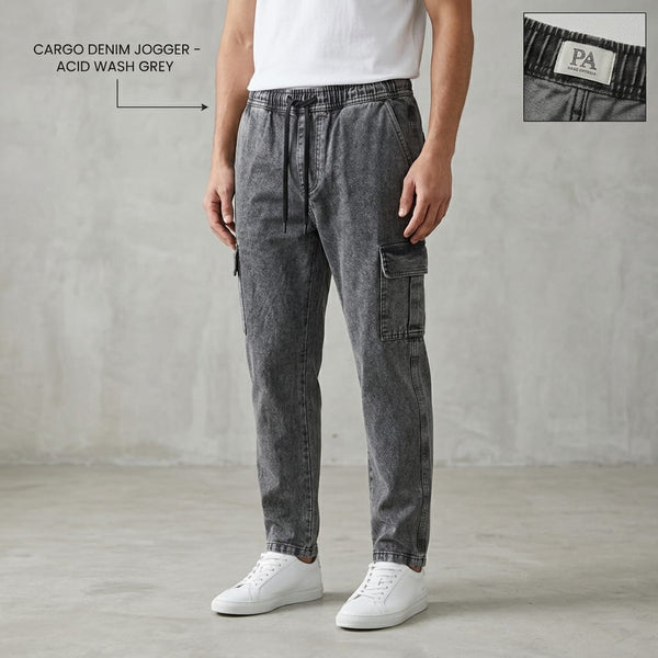 Denim Cargo pant